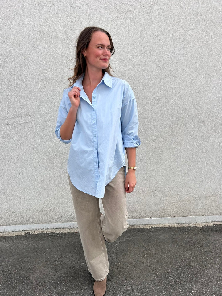 the boxy shirt cashmere blue