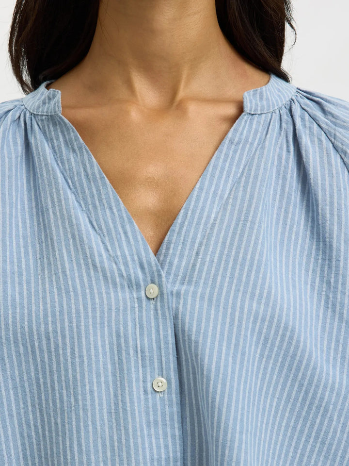 Cleo Alberta Linen Blend Shirt