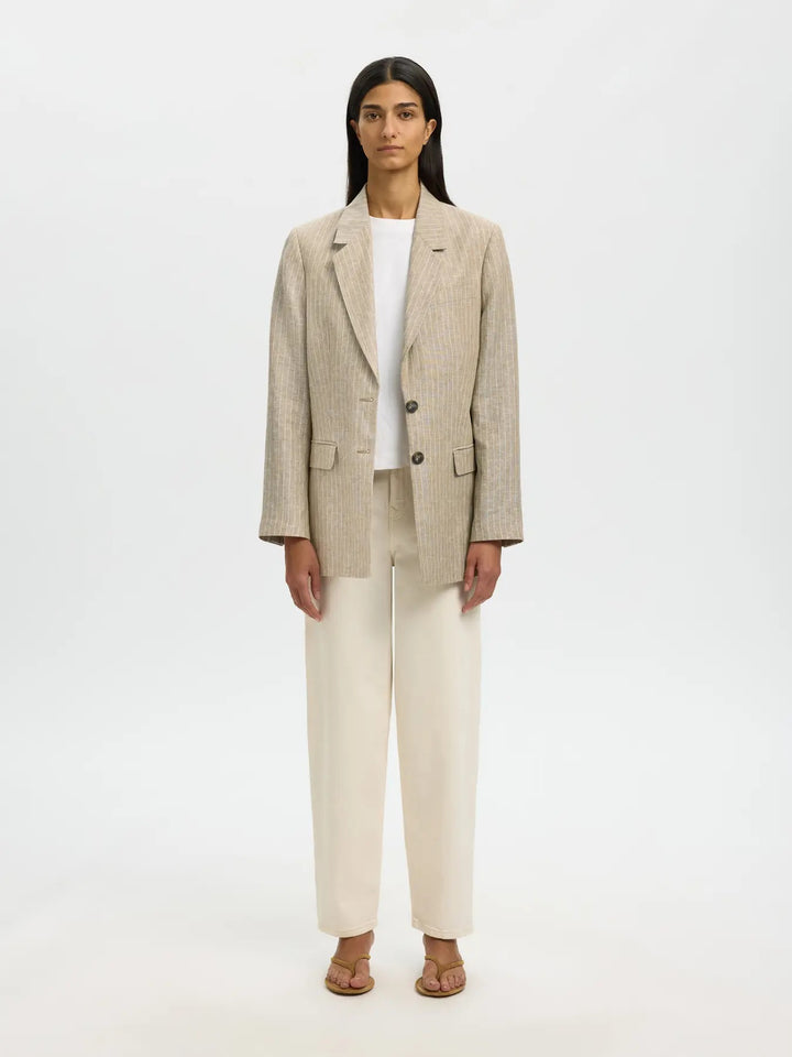 Relaxed Ida Linen Blazer