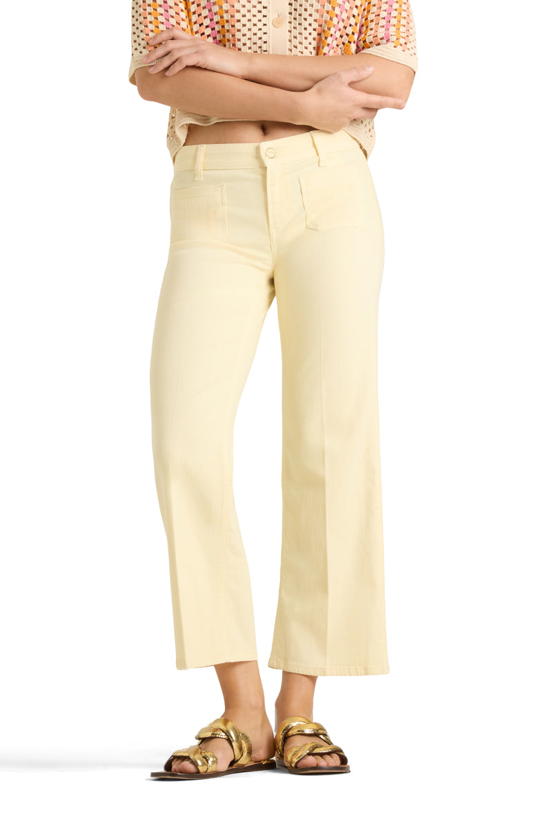Tess pocket cropped
