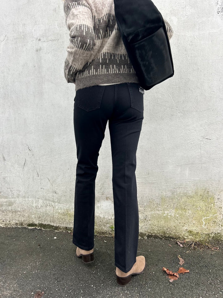 Paris flared black denim