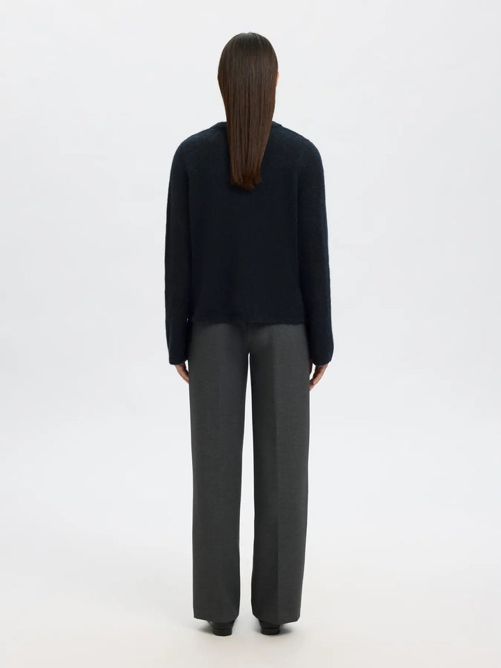 lulu new knit cardigan dark sapphire