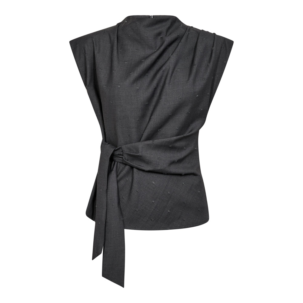 Saga Pleat Top
