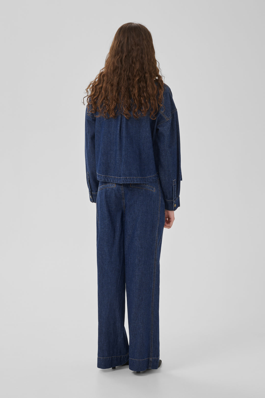 Hilma wide pant dark blue