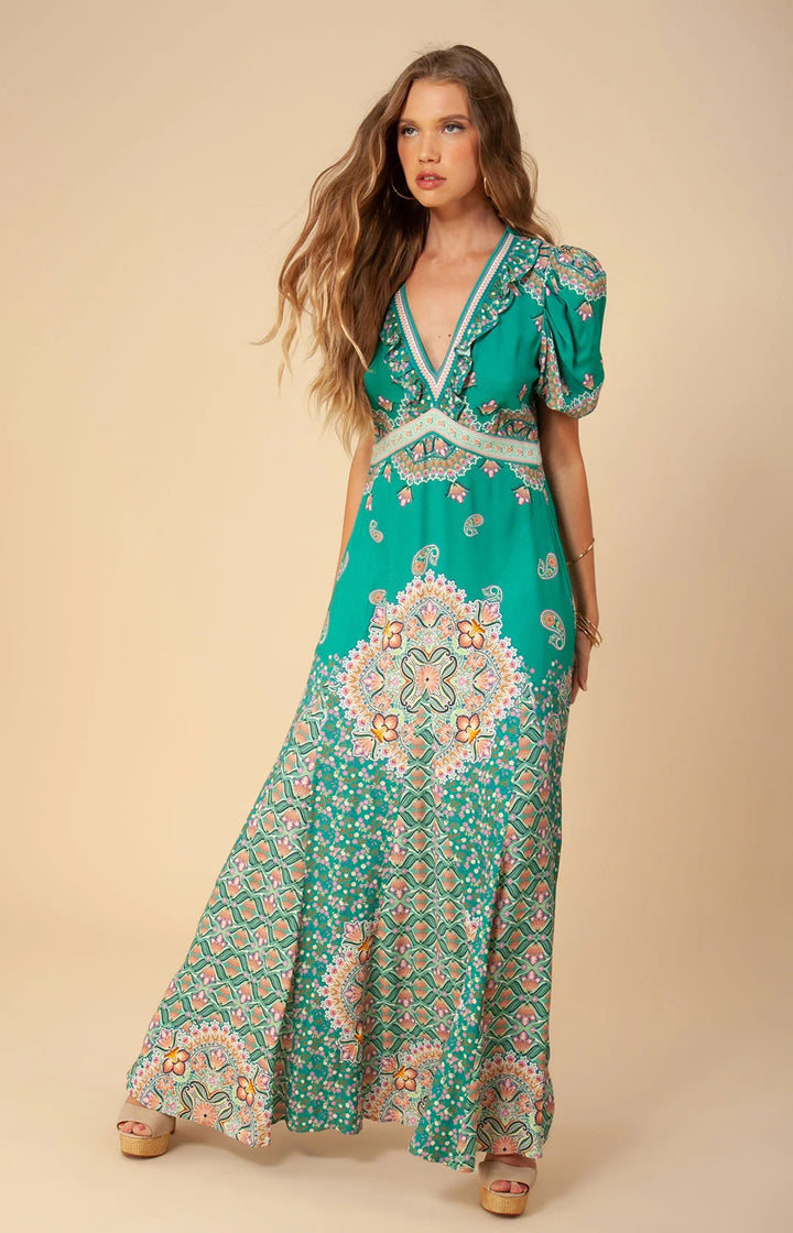 Soraya Crepe Maxi Dress