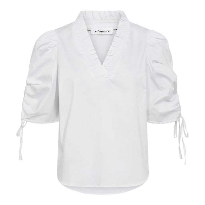 Sanna puff V-bluse