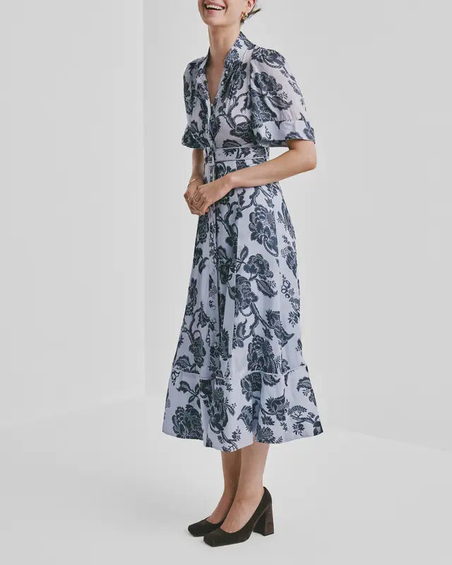 Organza Midi Dress