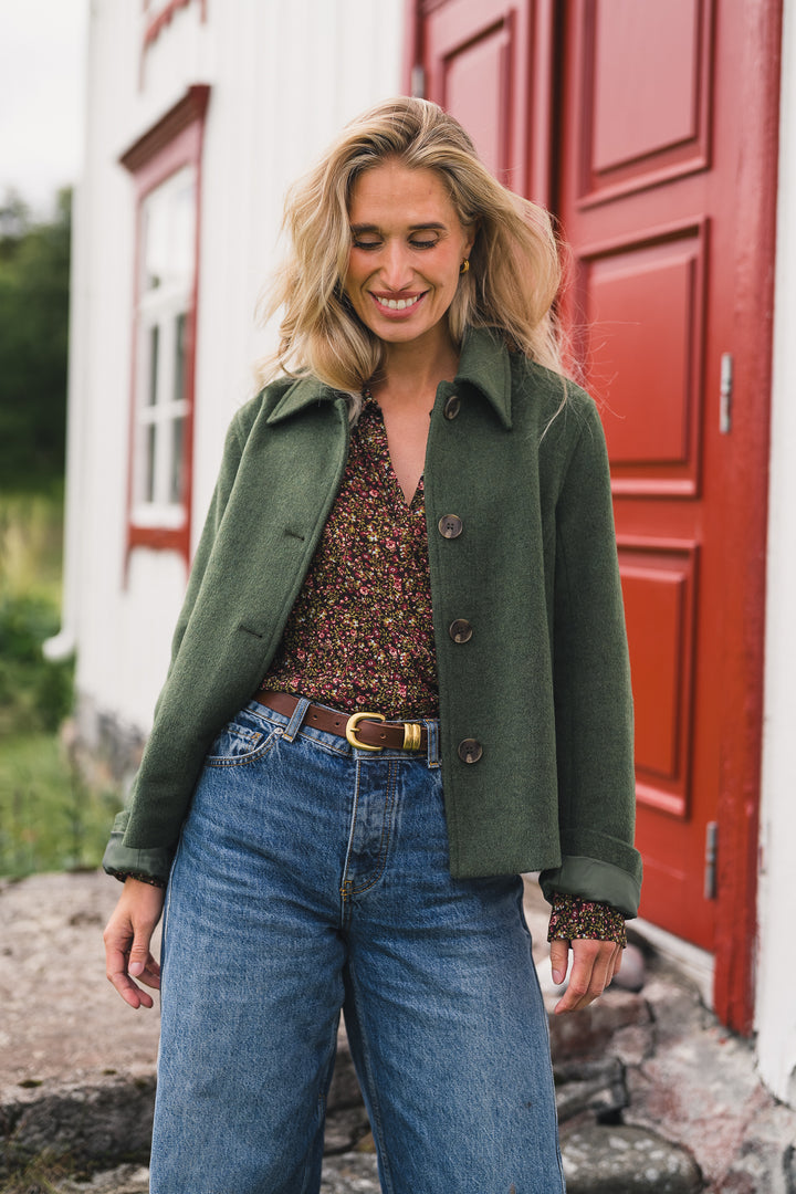 Aslaug Jacket chive