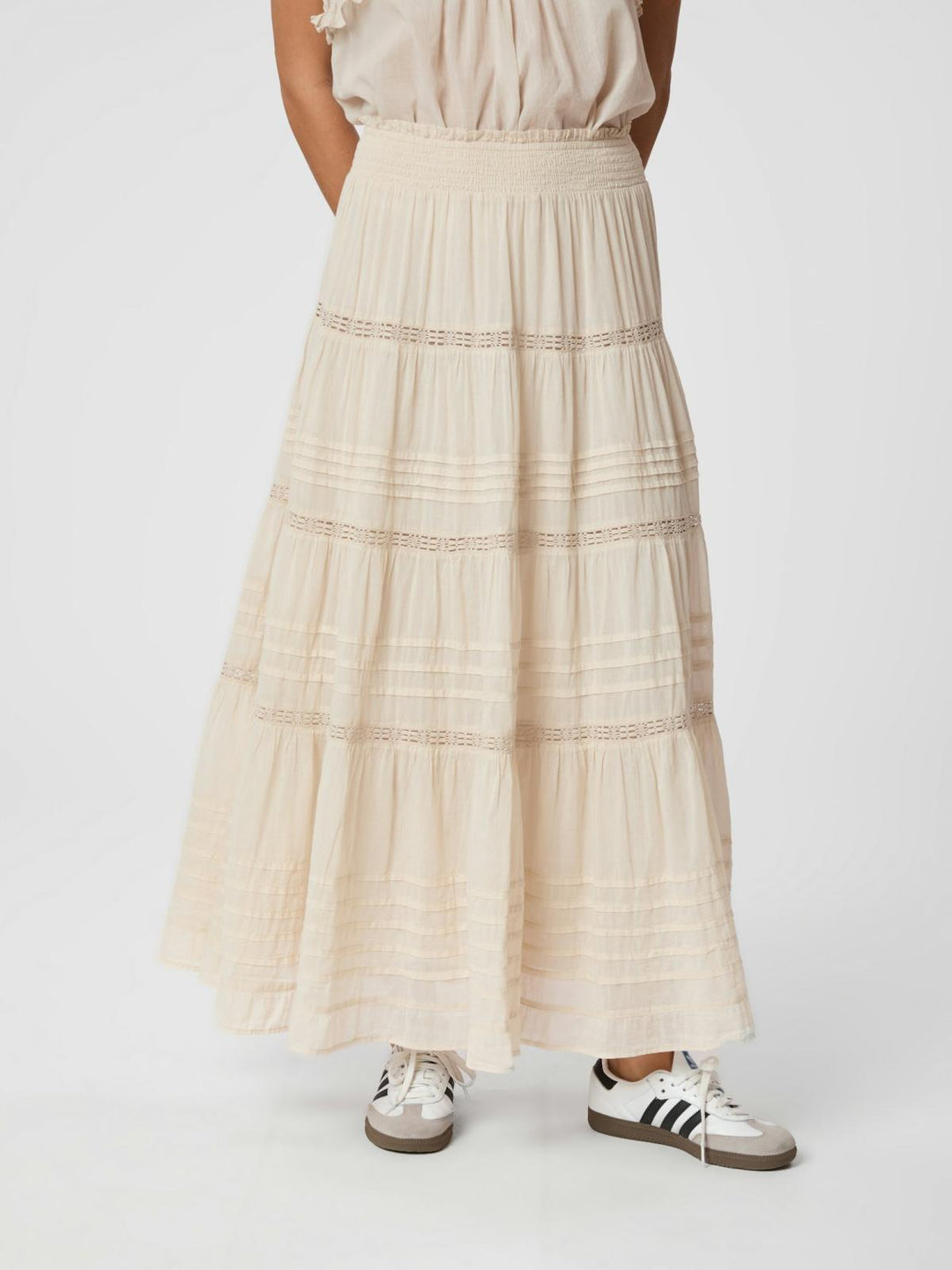 Felicia voile skirt Ivory