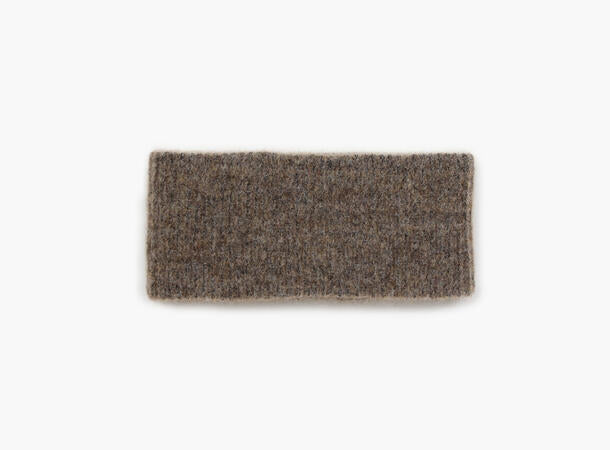 Gabriella wool mohair headband mørk brun