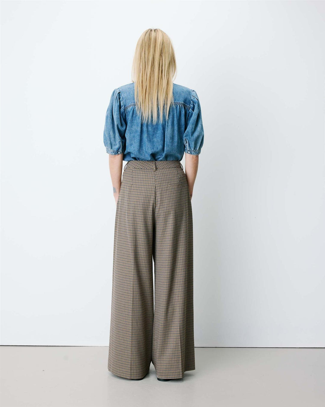 Ayen Houndstooth tailored pants