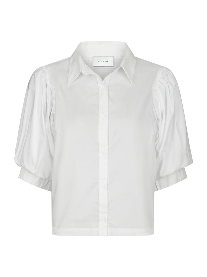 etta poplin shirt white