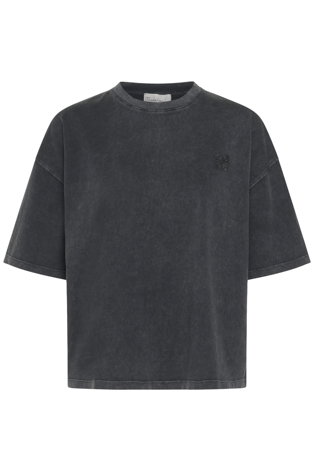 Esa boxy short tee black