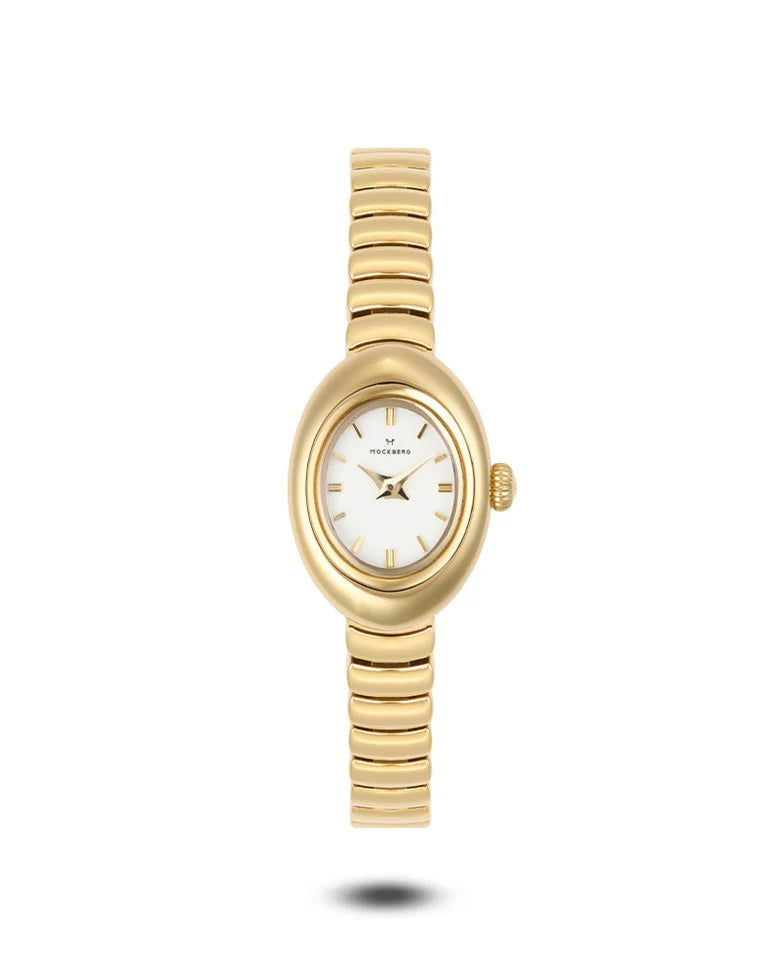 Belle Oval Petite Gold 18x26