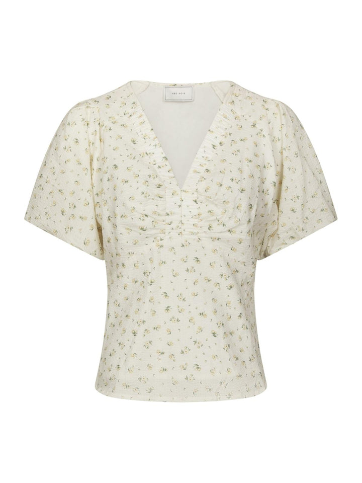 Irina Small Rose Flower Blouse