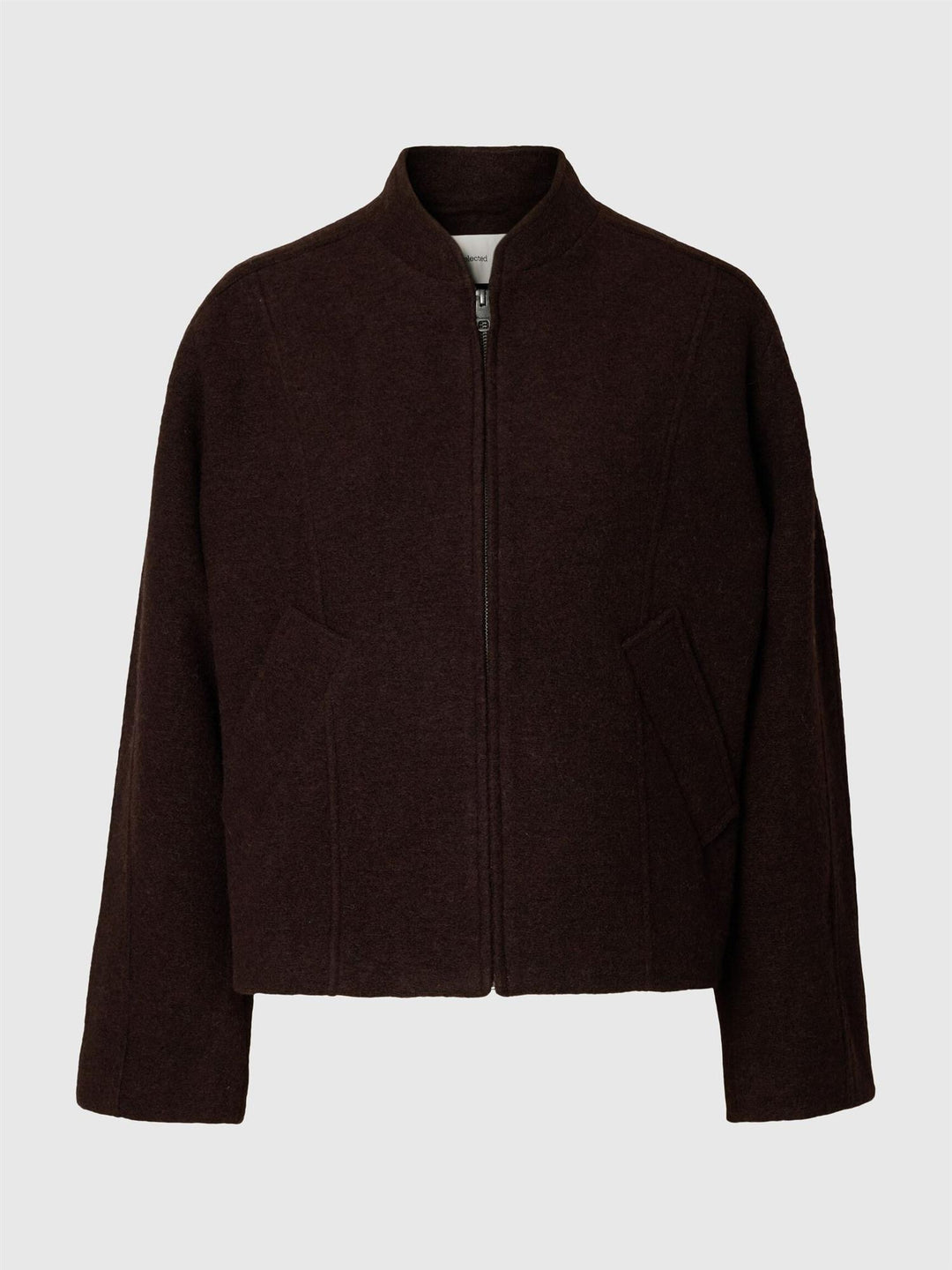 jacqueline wool blend jacket delicioso