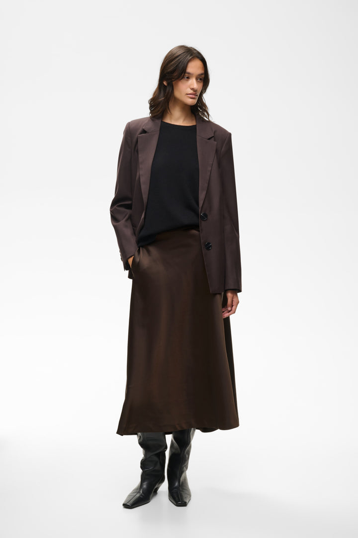 zilky skirt chocolate brown