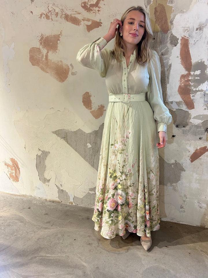 Viscose Belt Dress
