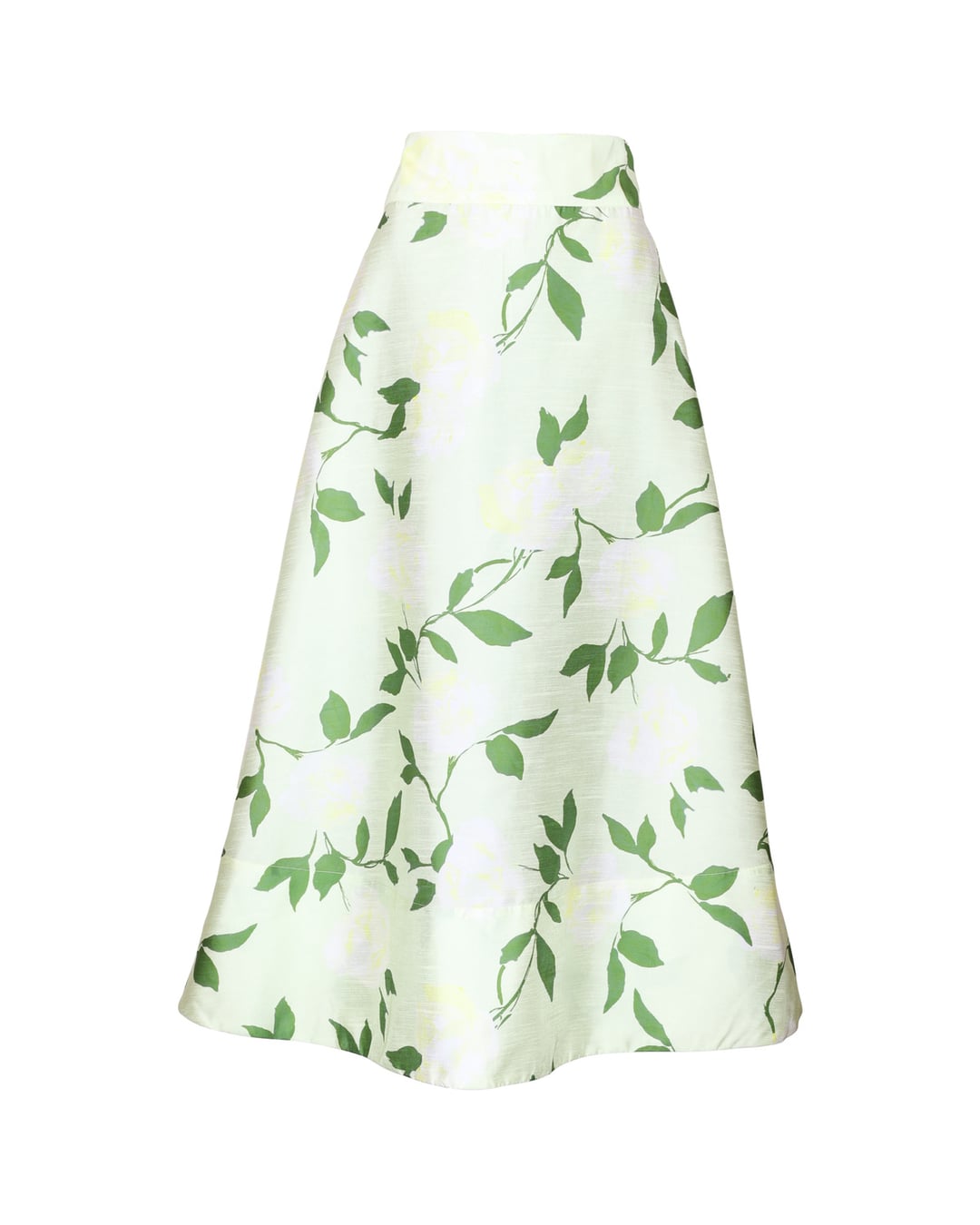 Taffeta maxi skirt soft pastel
