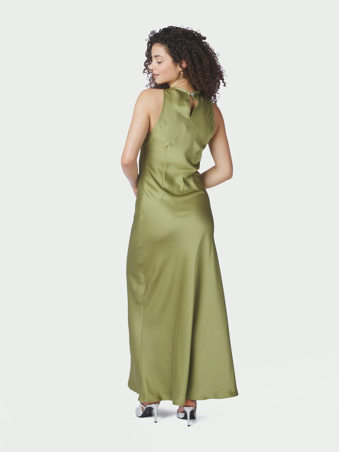 Celinie Heavy Sateen Dress