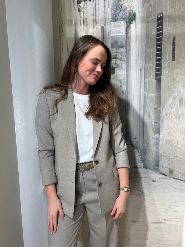RITA LS RELAXED BLAZER MEL