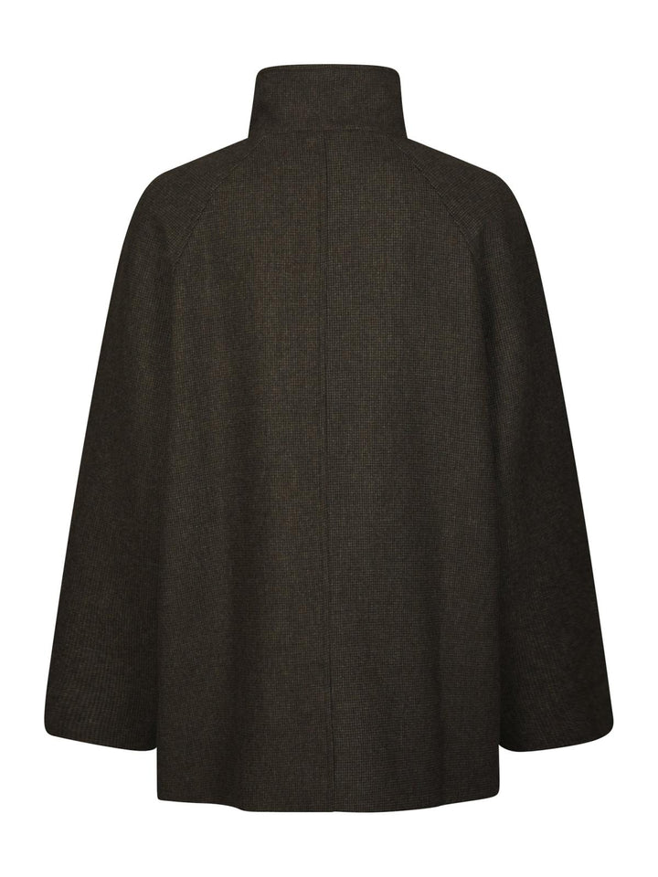 Mariel mini check jacket brown