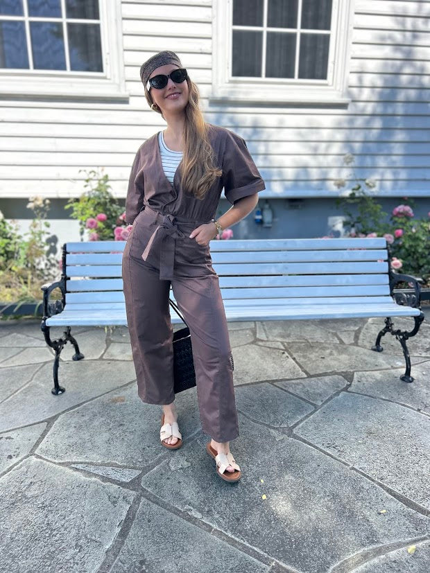 Gabby Jumpsuit Coffee