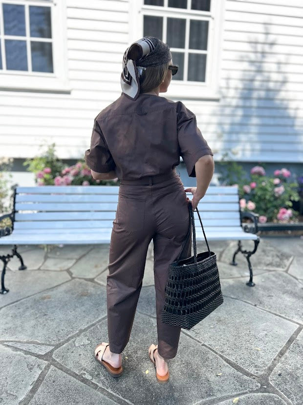 Gabby Jumpsuit Coffee