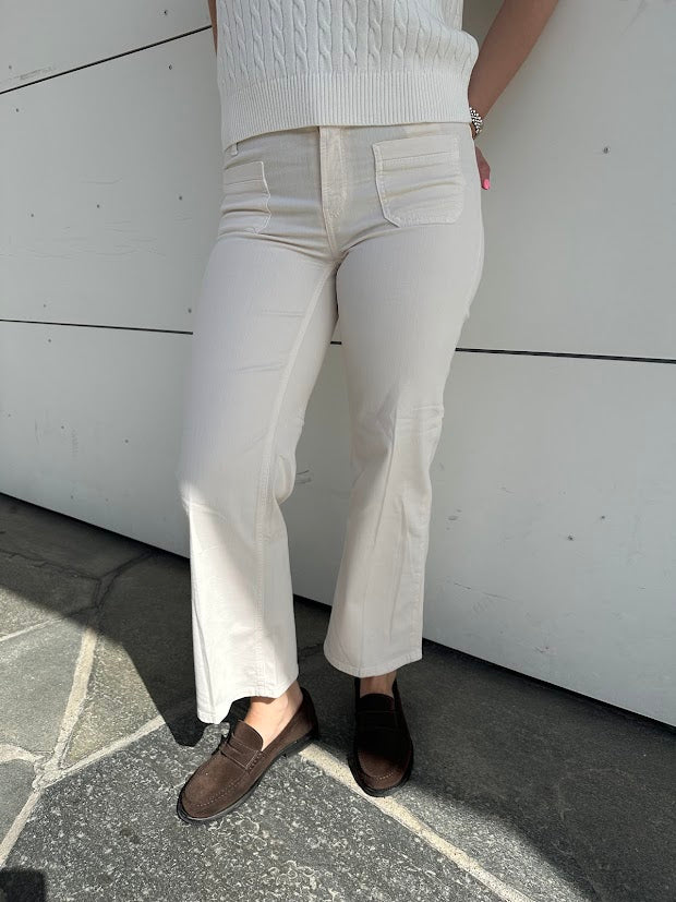 Tess pocket cropped