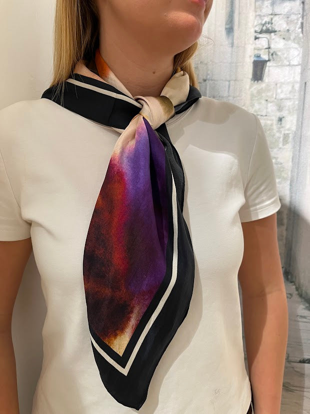 Poppy Silk Scarf