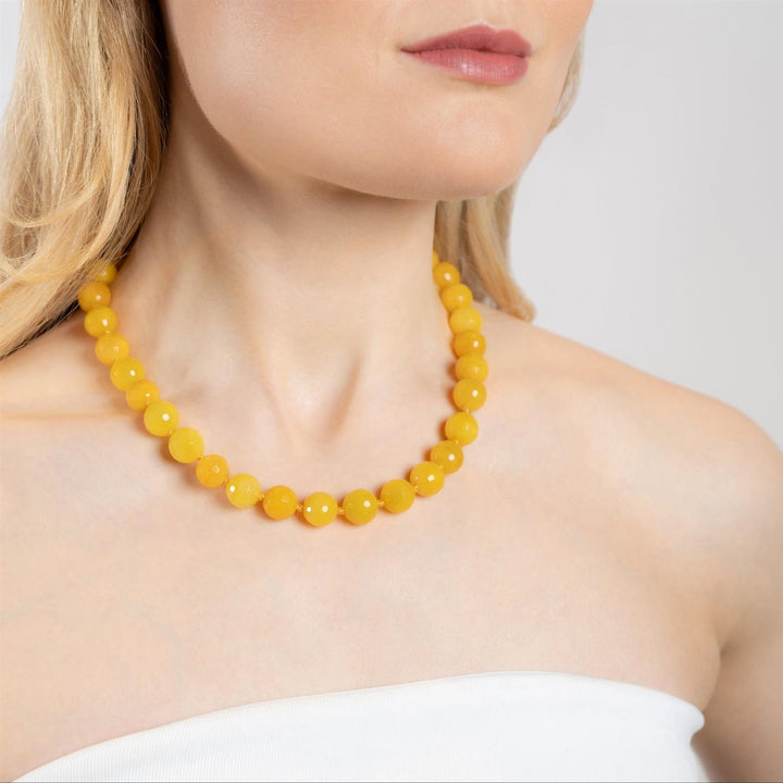 Halskjede Zoe Yellow