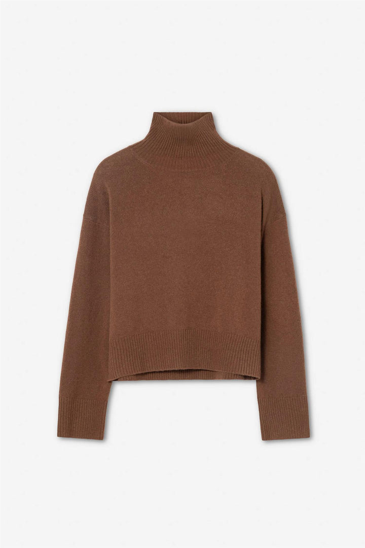 abigail knit cognac