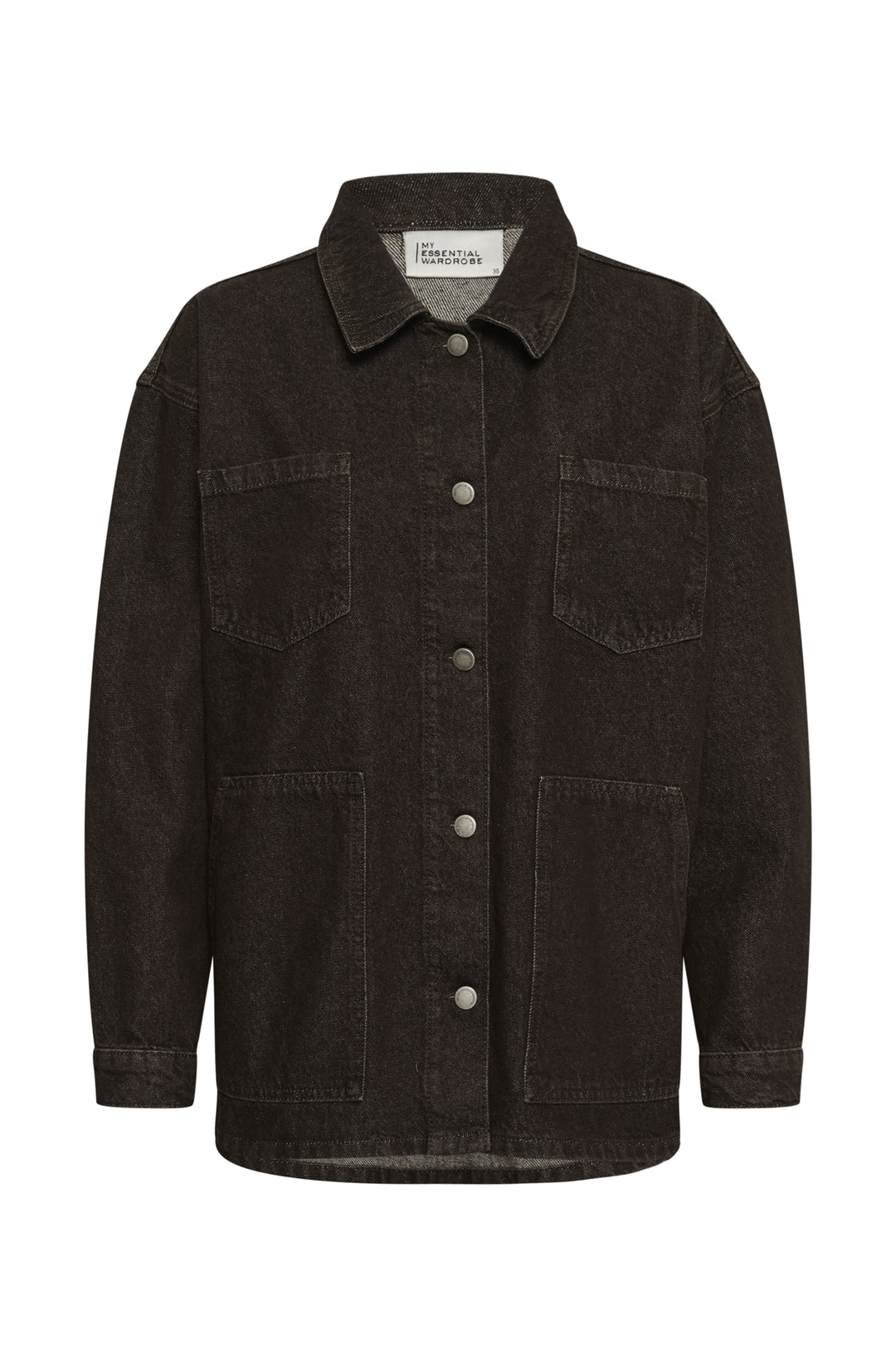 Uma boxy jacket dark brown