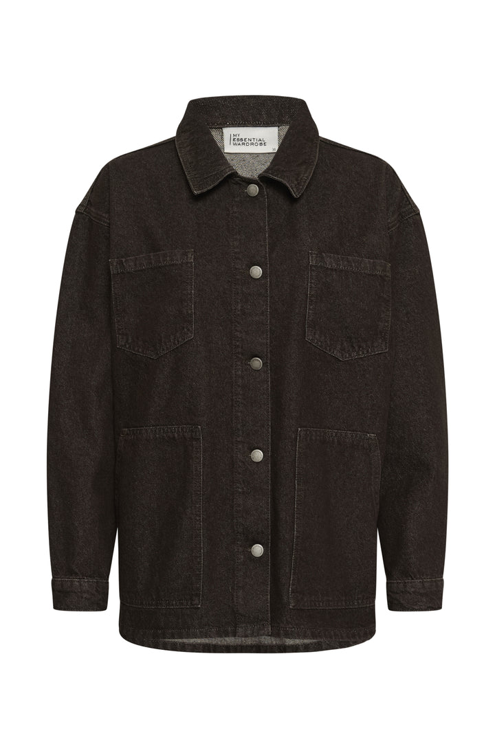 Uma boxy jacket dark brown