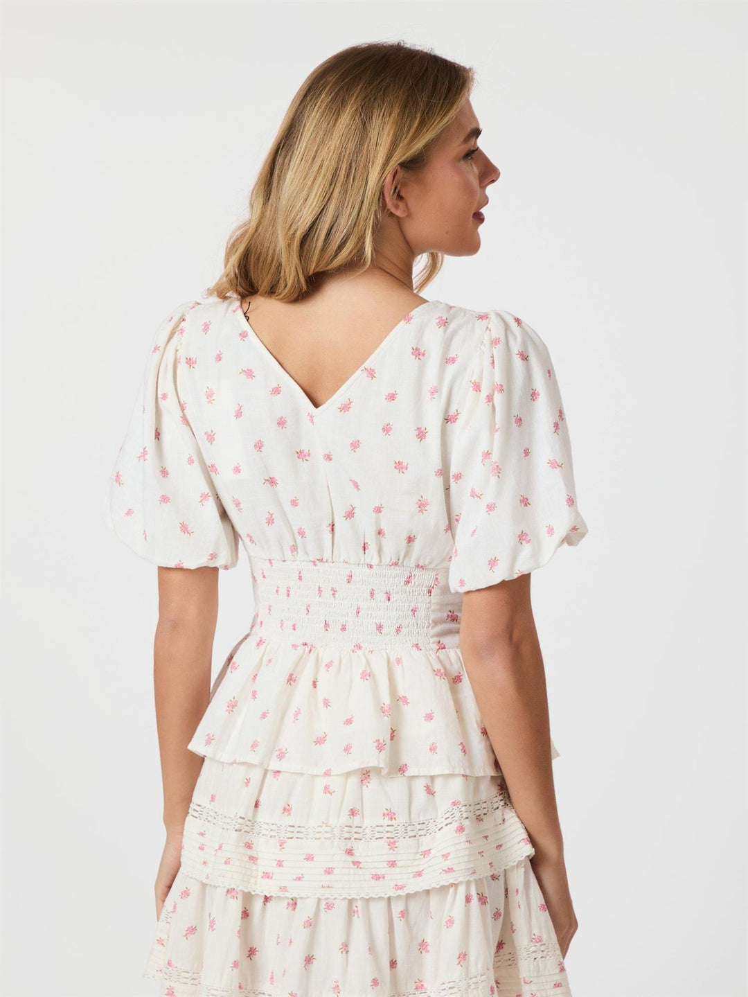 Sapura Fleurie Bluse