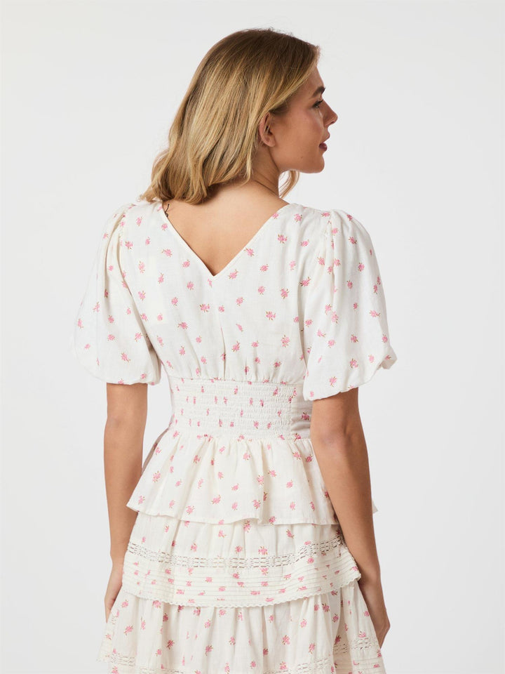 Sapura Fleurie Bluse