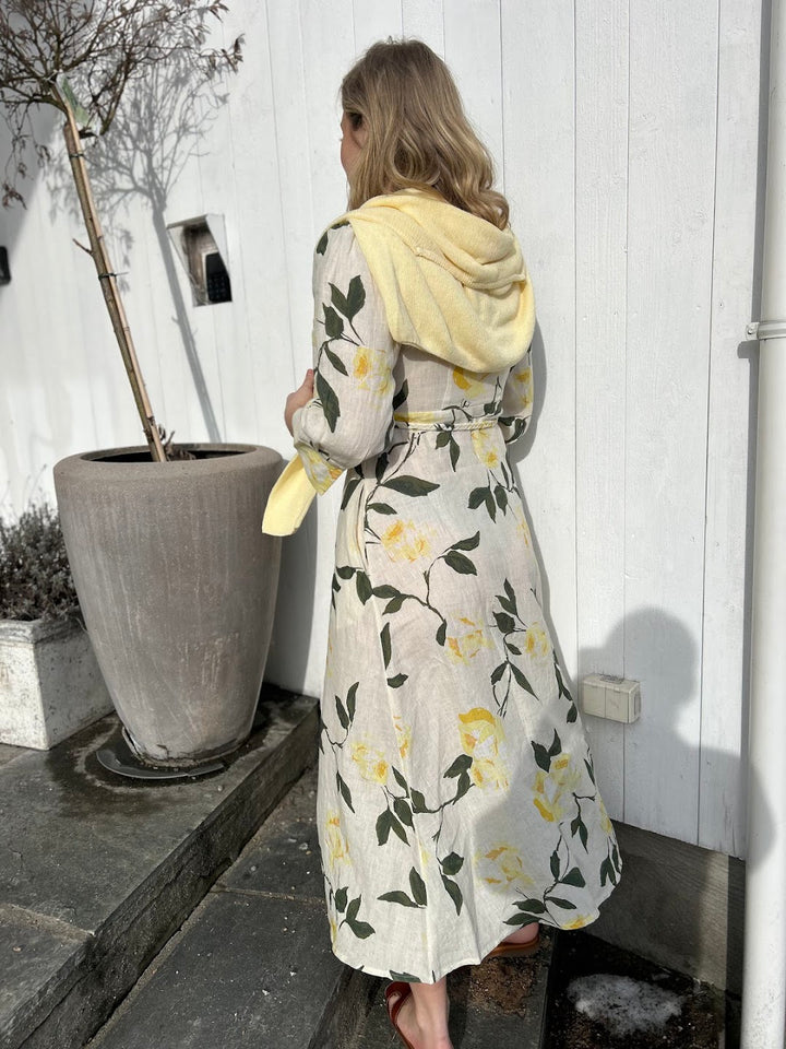 Linen Button-Down Dress