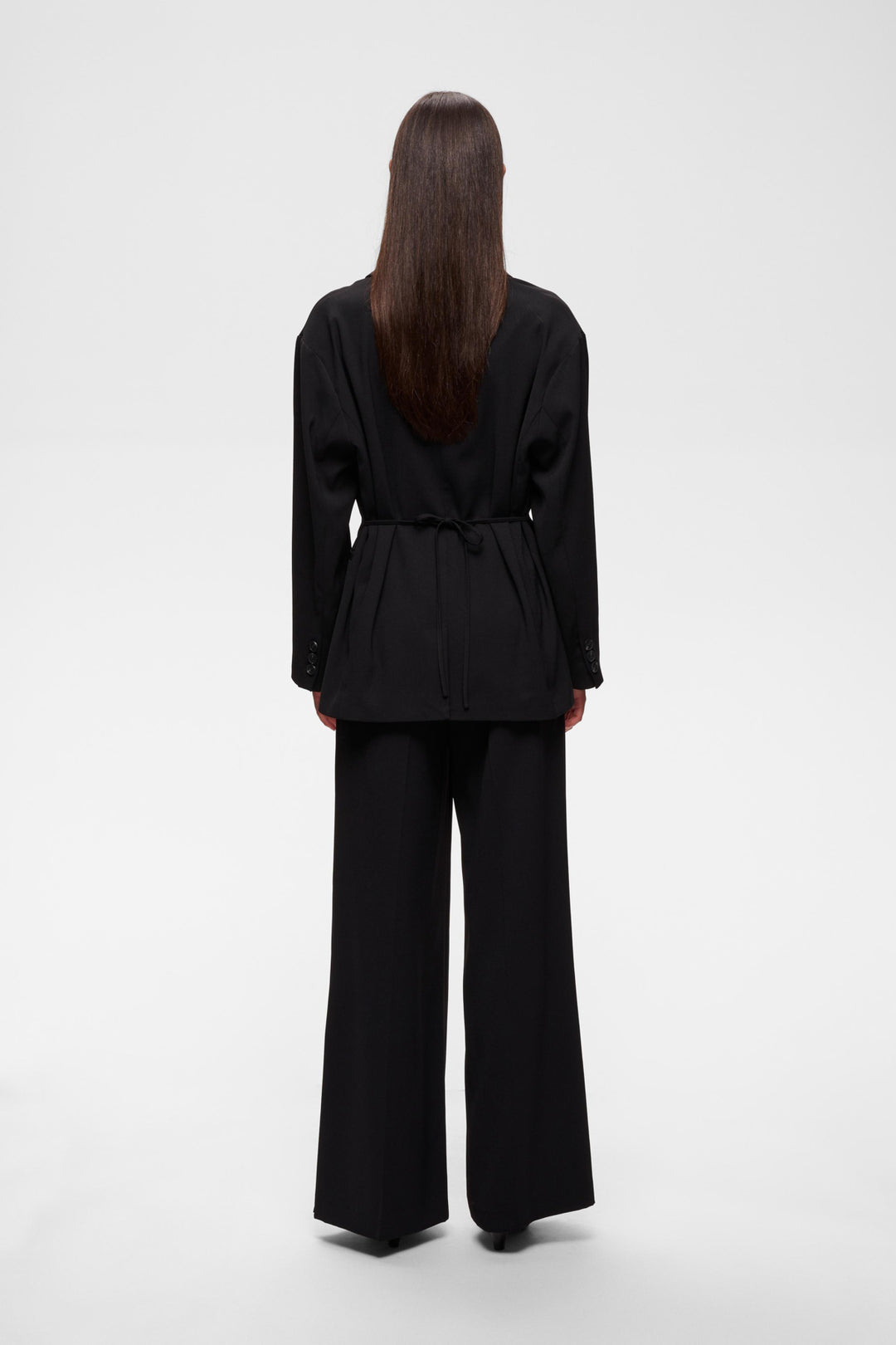 briez slit pants black