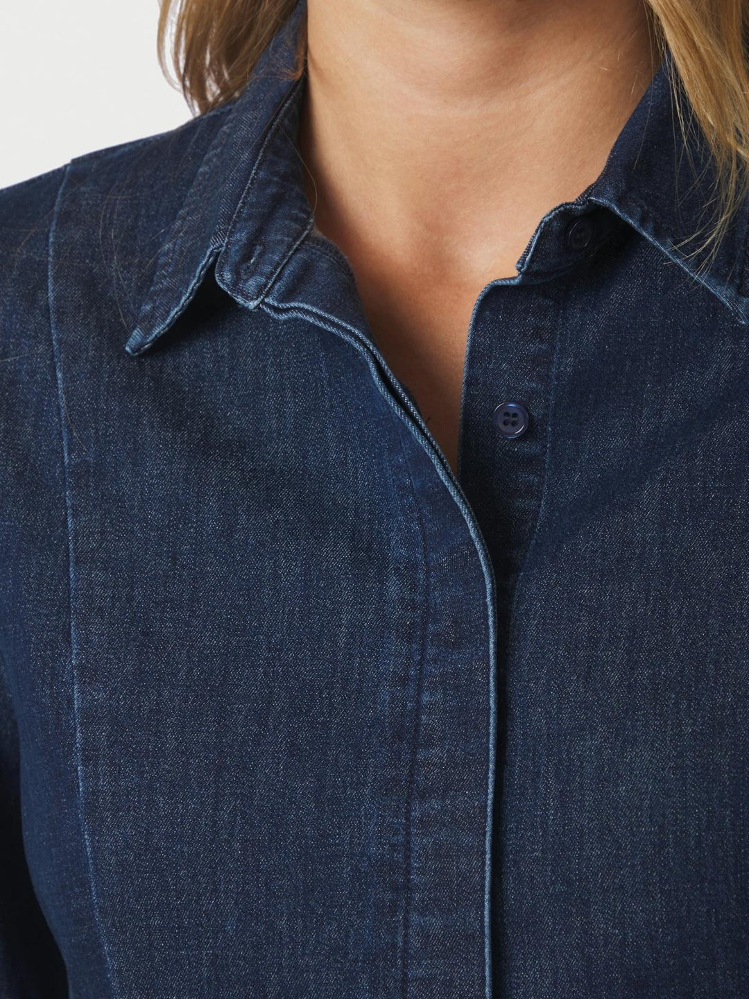 Melody denim shirt dark blue