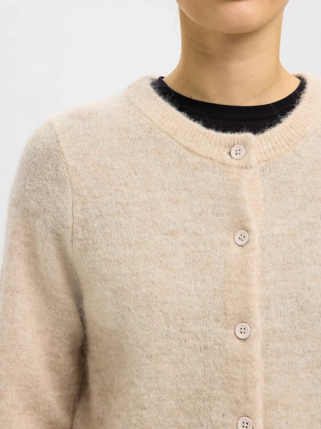lulu new knit cardigan birch