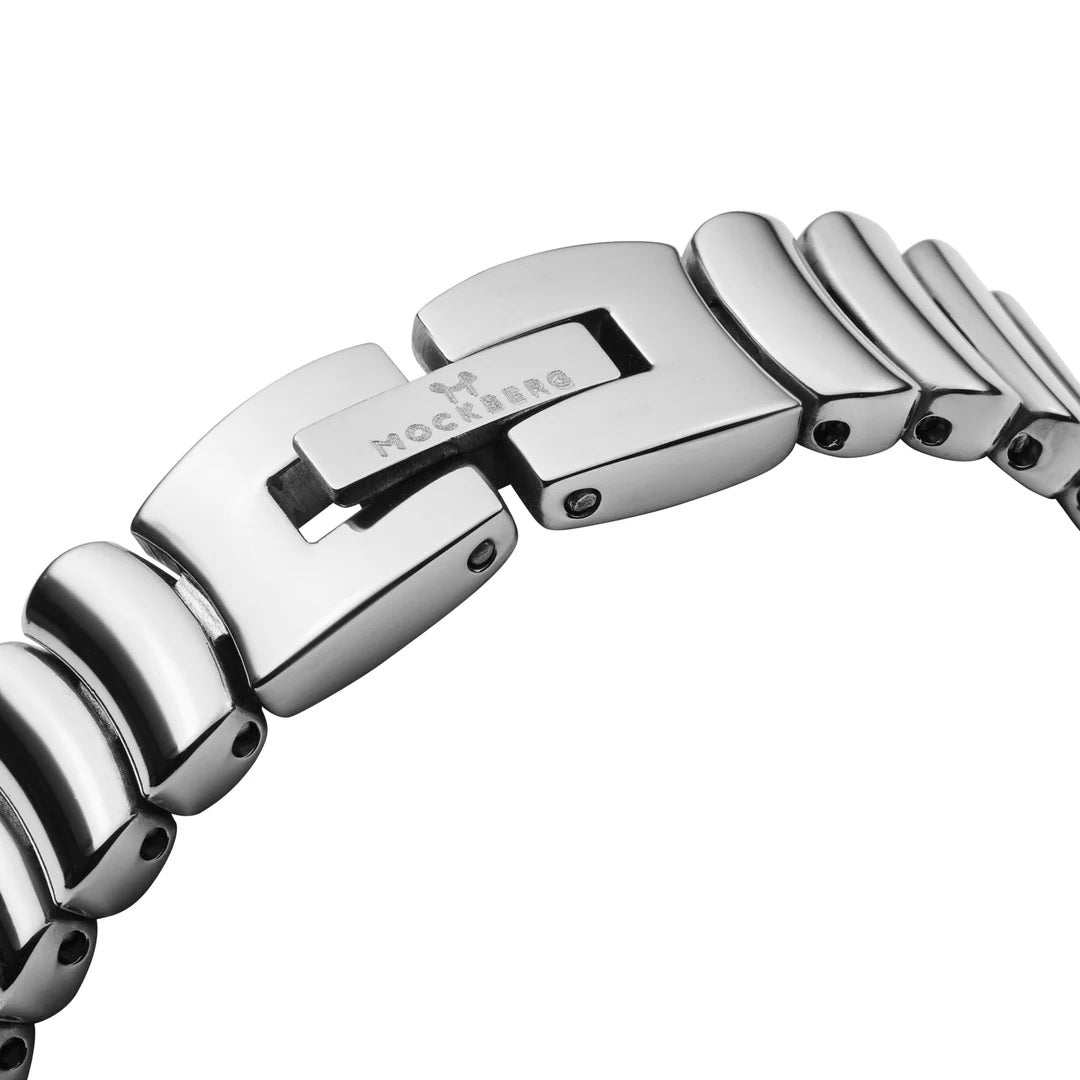 Belle Oval Silver Watch