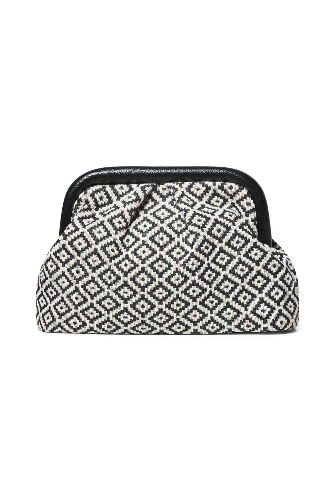 Jacquard Clutch Black Combo