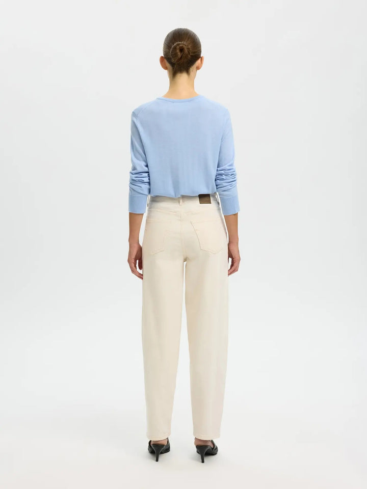SLFTHEA LS KNIT MERINO CARDIGAN NOOS