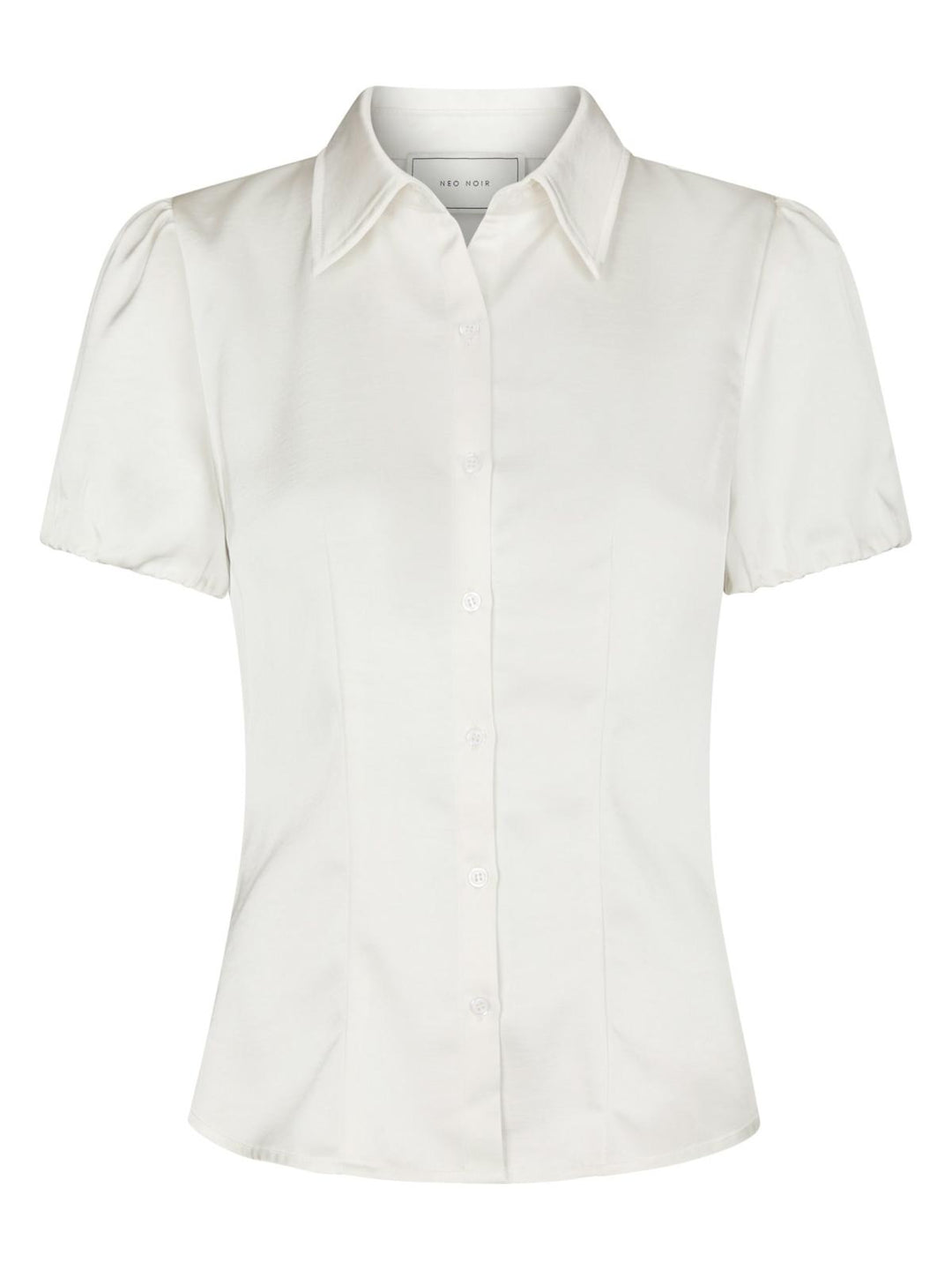 Lyselle heavy sateen shirt pearl