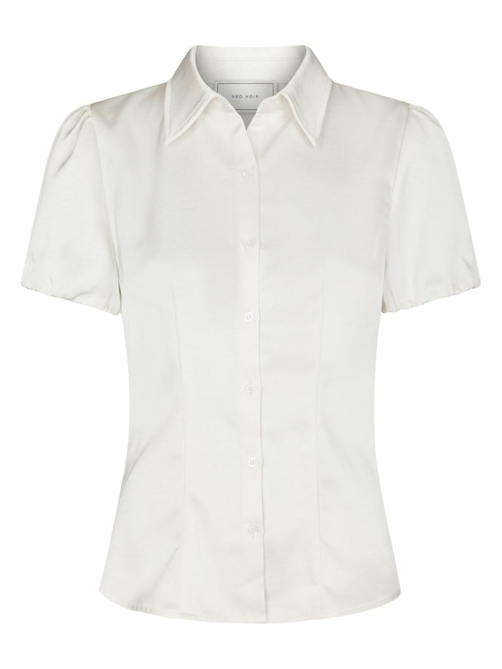 Lyselle heavy sateen shirt pearl