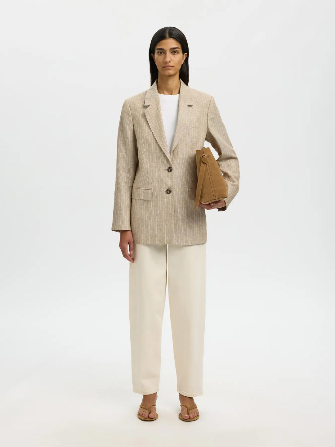 Relaxed Ida Linen Blazer