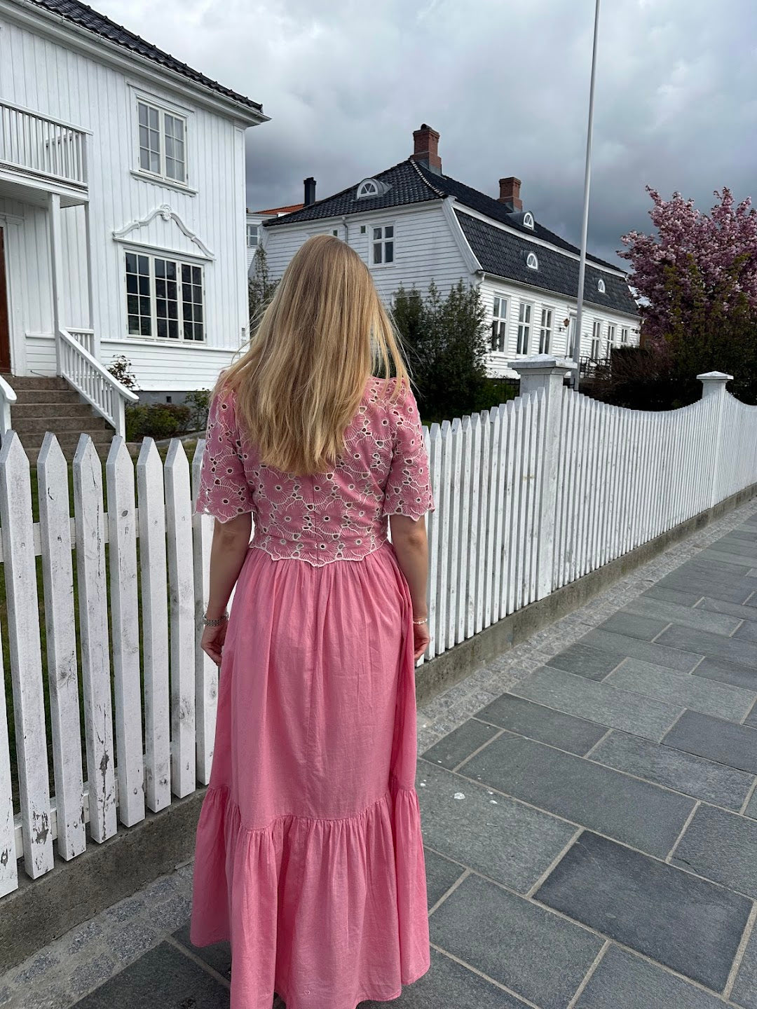 Broderie Anglaise Maxi Dress