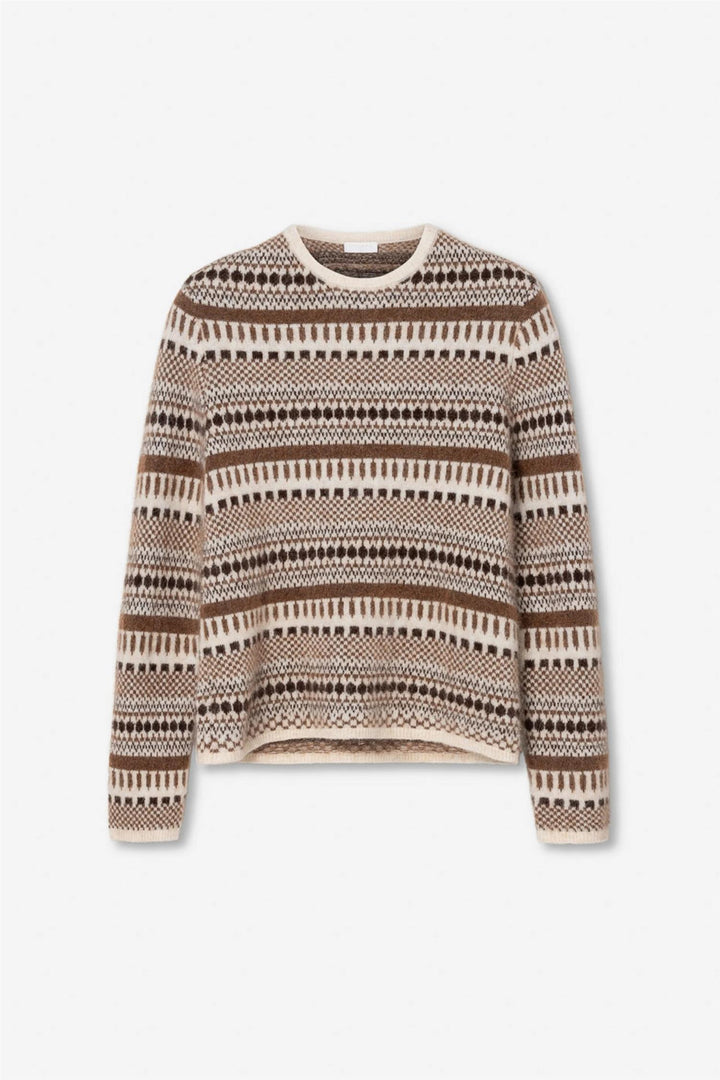 lumi knit dark brown
