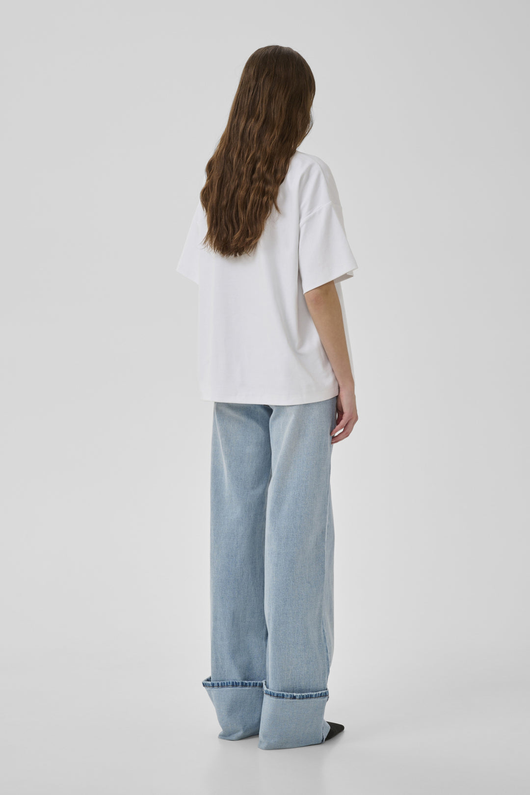 Apir boxy tee snow white