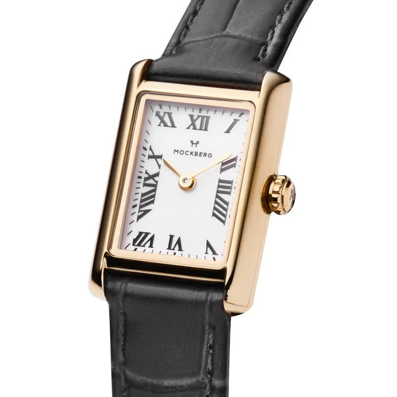 Timeless Black Leather 19x28 mm
